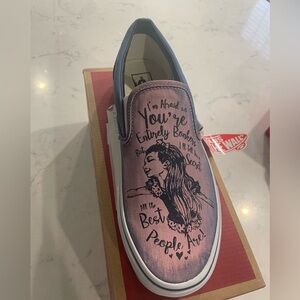 Custom Alice and Wonderland Vans size 11 women’s